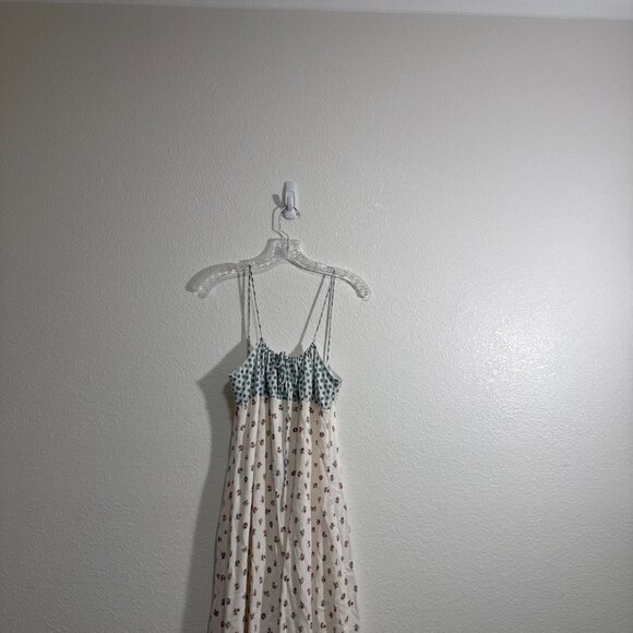 RHYTHM. Harlow Floral Gathered Maxi Dress Size Small Boho Cute Ditsy Smocked - Picture 4 of 12